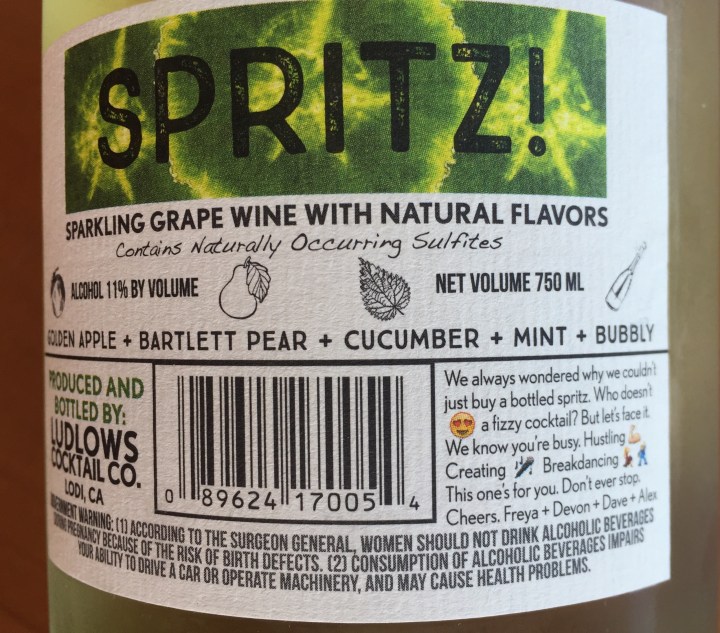 ludlows-spritz-label