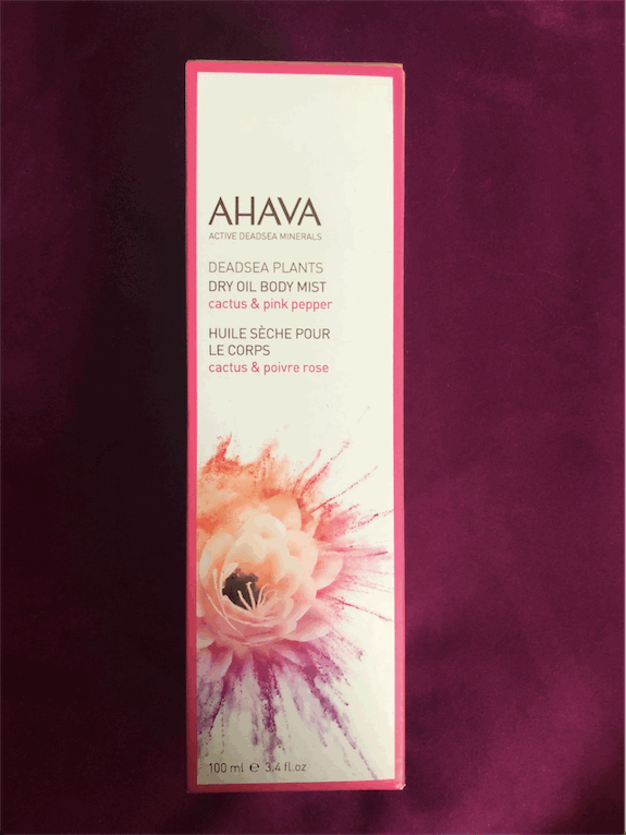 Spray Your Way to Soft, Supple Skin: Ahava Dry Oil Body Mist  Pam's  Favorite Things